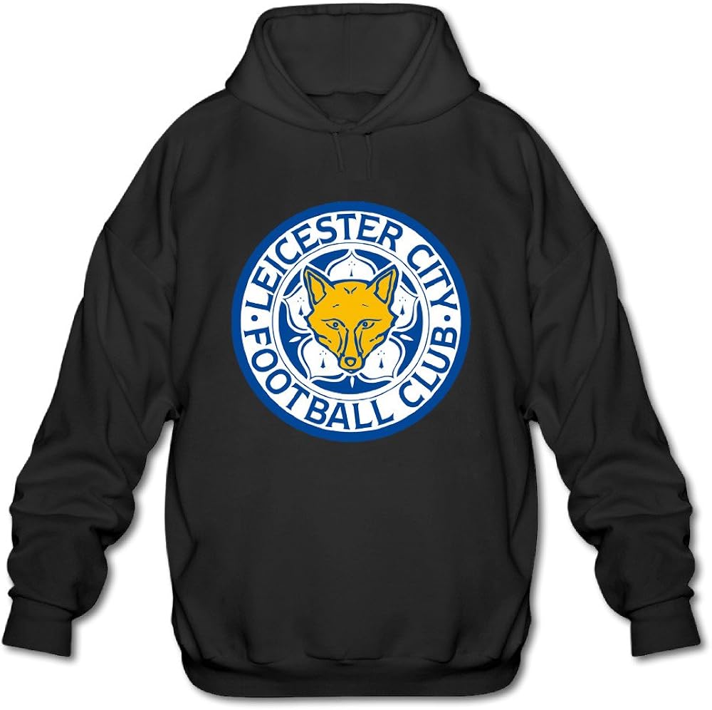 Leicester City Football Club Logo Men's Novelty Hoodies Outwear at Amazon Menâs Clothing store