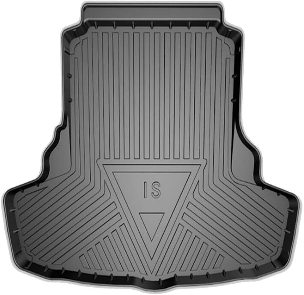 Car Black Rubber Boot Mats Rear Cargo Liners Trunk Tray Floor Mat Sheet