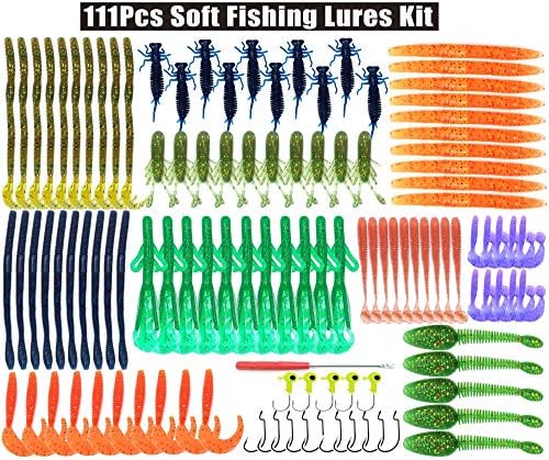 XBLACK Hard Fishing Lure Set 43pcs Assorted Bass Soft Fishing Lure Kit Colorful Minnow Popper Crank Rattlin VIB Jointed Fishing Lure Set Hard Crankbait Tackle Pack for Saltwater or Freshwater