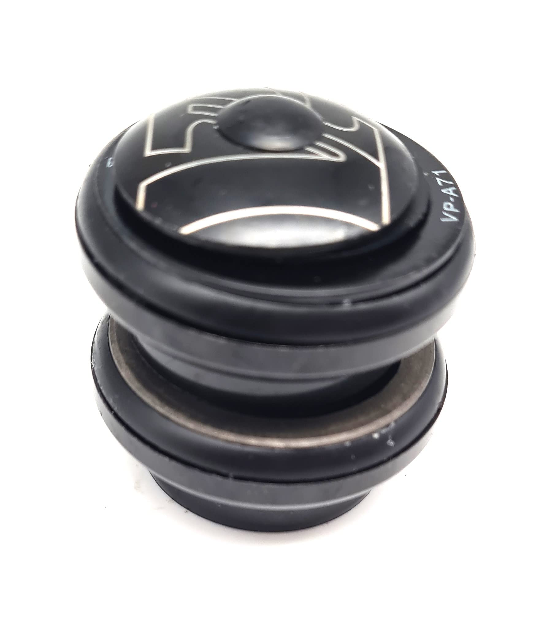 CarbonEnmy Bicycle Headset 1 1/8 Inch 34 mm Headset Aheadset External Bearing Shells Ball Bearing for MTB Road Bike Trekking Bike Fork Control Position Shells Black