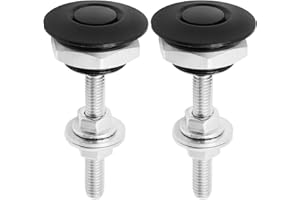 EATAKWARD 2 Pcs 30MM Quick Release Latch, Mini Hood Pin Locking Clip Kit, Quick Latch Hood Pin for Bumper Hood License Plate