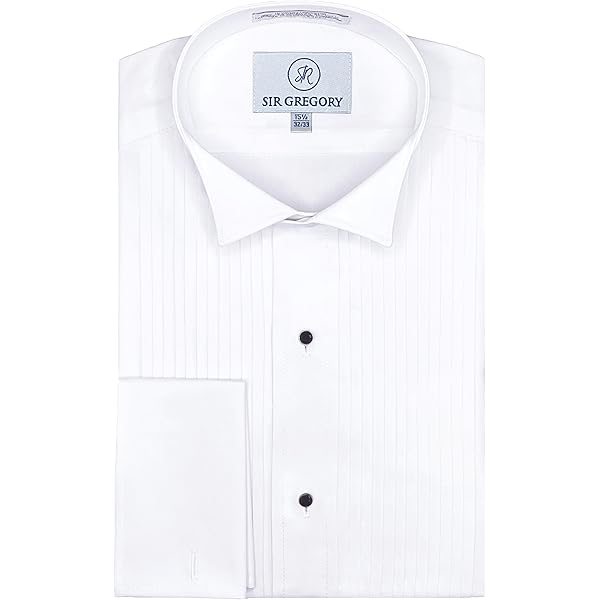 gingham maxi dress Turnbull & Asser White Pleated Cotton Dress Shirt With T&A Collar And Double Cuffs