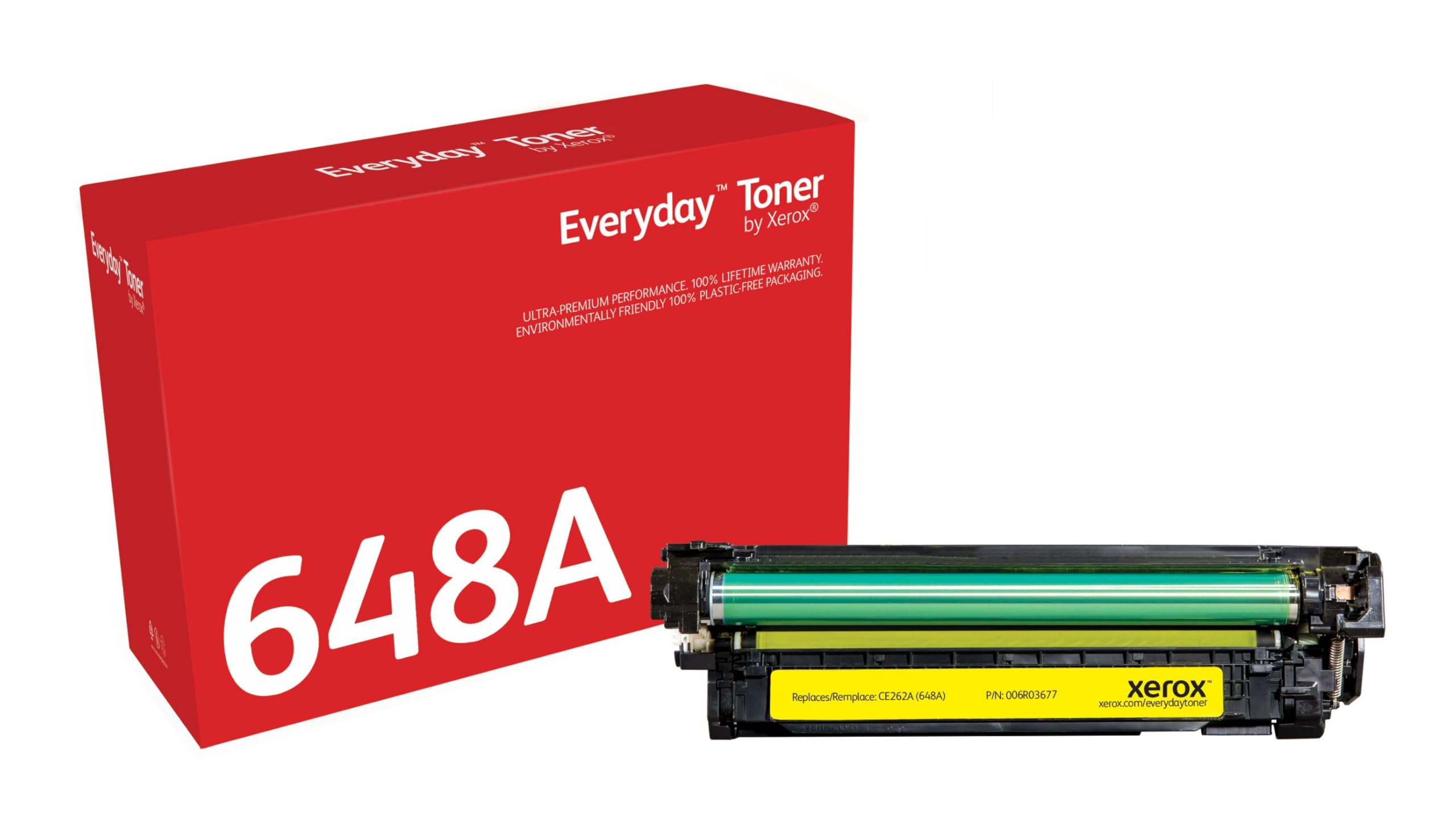 Xerox Everyday Compatible HP 648A CE262A Yellow Toner, Standard Capacity
