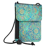 Fintie Passport Holder Neck Pouch [RFID Blocking] Premium PU Leather Travel Wallet, Shades of Blue