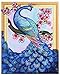 Diamond Painting DIY 5D Special Shape Rhinestones, ABEUTY a Beautiful Peacock and Flowers, Partial Drill Crystal Diamond Art Kits