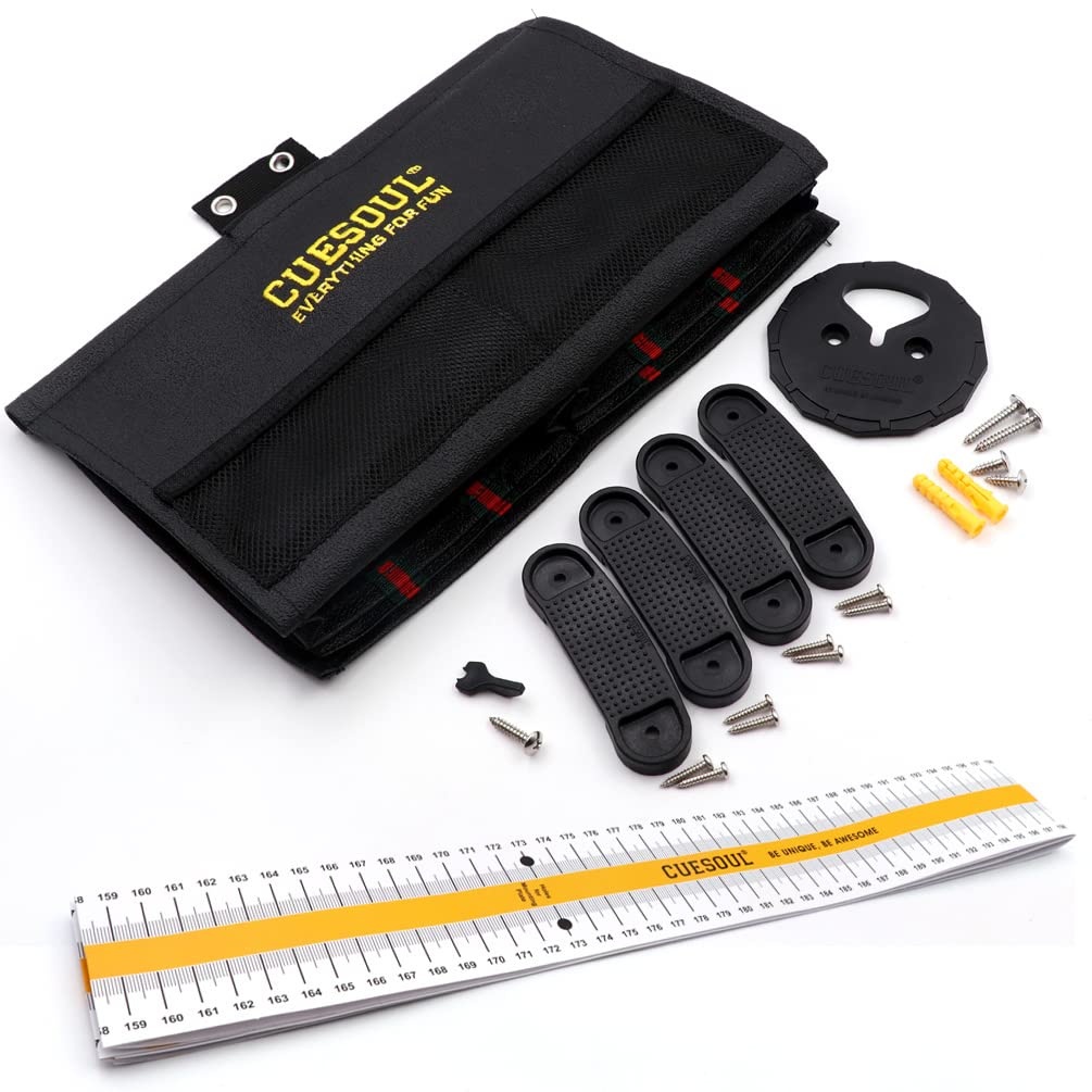 CUESOUL Easy-on Dartboard Hanging Kit,Come with Humanization Design Organizer(CSDB-D407)