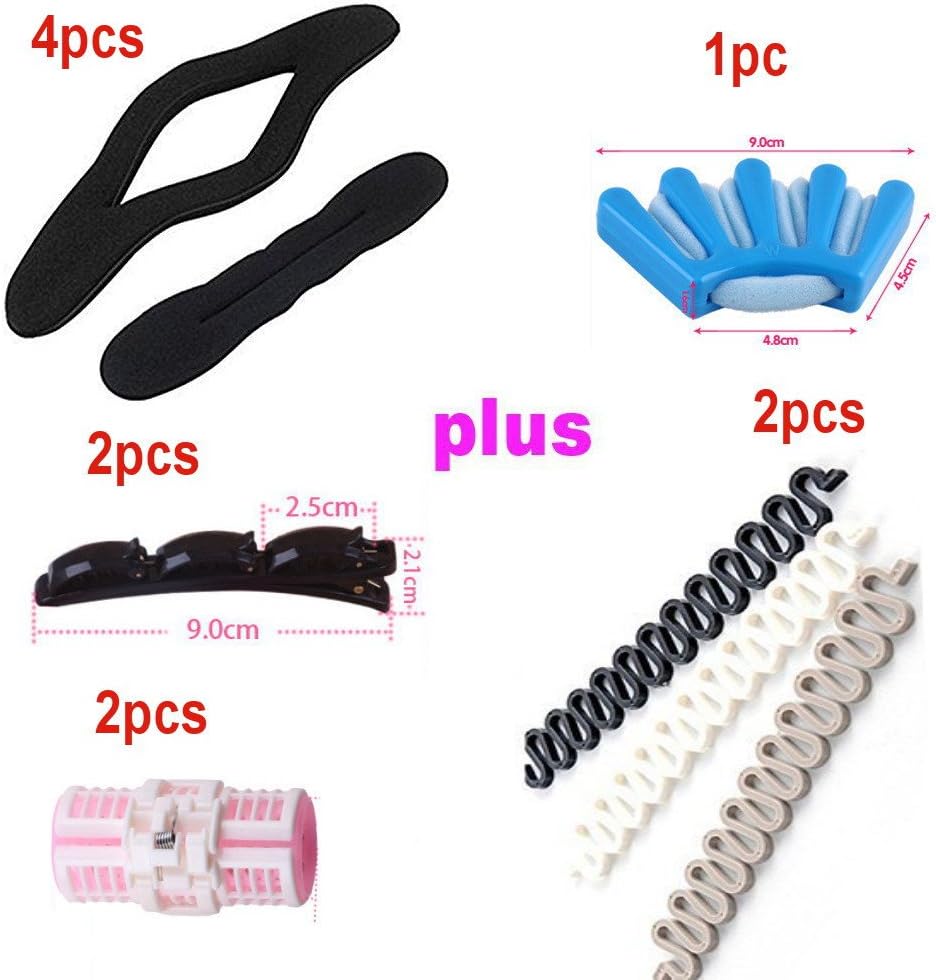 Bang Magic Sponge French Twist Clip Hair Styling Diy Ponytail Twister Hairstyle Donut Former Maker Shaper Curler Hair Clip Braider for Women Kid Girl (Daily-Care) 346