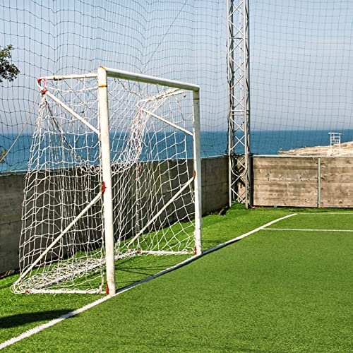 Dynamic AI-generated Image Of A Soccer Ball Hitting The Net With Fiery Explosion And Intense