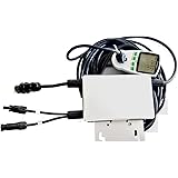 Plug and Play Solar Grid Tie Inverter, Add a Solar Panel & Simply Plug into Wall. Solar Panels up to 285 DC Watts, Solar Panel Input (25-50 VDC) to 110VAC; MPPT Efficiency 95%; 20 Years Warranty