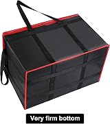 Musbus Insulated Food Delivery Bag Black Red Large 40x40x35 cm view 5