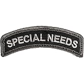 Mil-Spec Monkey Special Needs Patch (Urban) | Special Needs tab morale patch in Urban colorway; 3.25 x 1.1 in; hook-backed for shoulders, plate carriers, packs