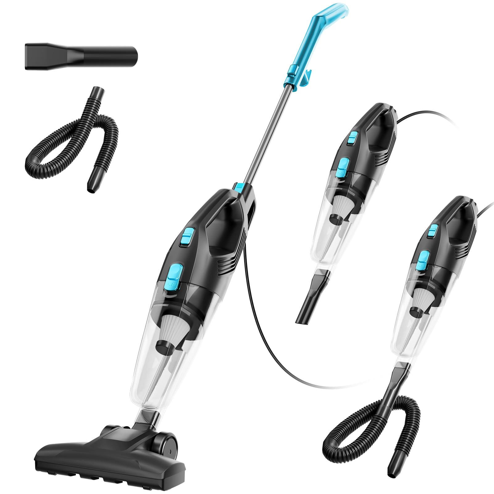 Photo 1 of ****It is used, it is missing parts. It was connected and did not turn on, and it is being sold by parts.***fenhua Corded Stick Vacuum Cleaner - Lightweight, Powerful Suction with 450W Motor, 3-in-1 16.4Ft Cord Vacuum Cleaners for Home, Hard Floor, Carpet