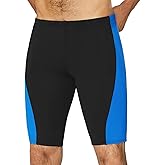 SPEXIAL Men's Athletic Swim Jammers Team Training Swimsuit Quick Dry Swimwear for Lap Swiming Racing