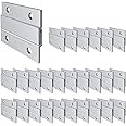 French Cleat Picture Hanger, Aluminum Z Hanger Interlocking Wall Mounting Bracket Hardware Kit (2inch-30Pairs)