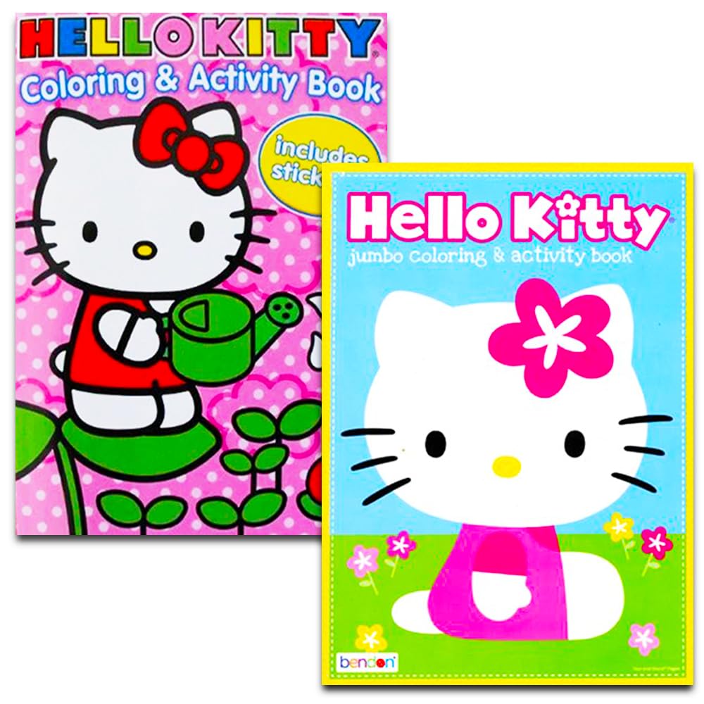Mua Hello Kitty Coloring & Activity Book Super Set ~ 5 Hello Kitty ...