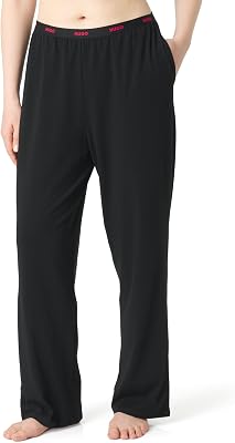 Pantalon de Pyjama pour Femme, Noir, L