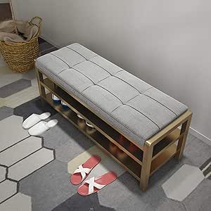 JSONA Banco de Zapatos tapizado con mechón insertado de 2 Niveles