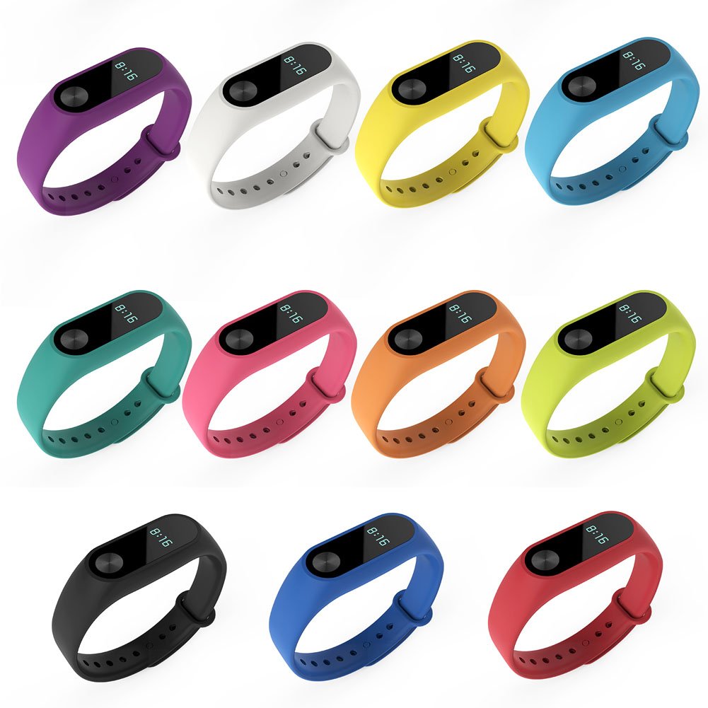 Manyo - Pulsera de repuesto para Xiaomi Mi Band 2, color morado ...