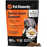 Cat Hip + Joint Health Chews – Crunchy & Creamy Cat Joint Support Supplement - Glucosamine, Chondroitin & Omega-3s – Supports Mobility, Flexibility & Comfort for Indoor & Outdoor Cats (Chicken 30-Day)