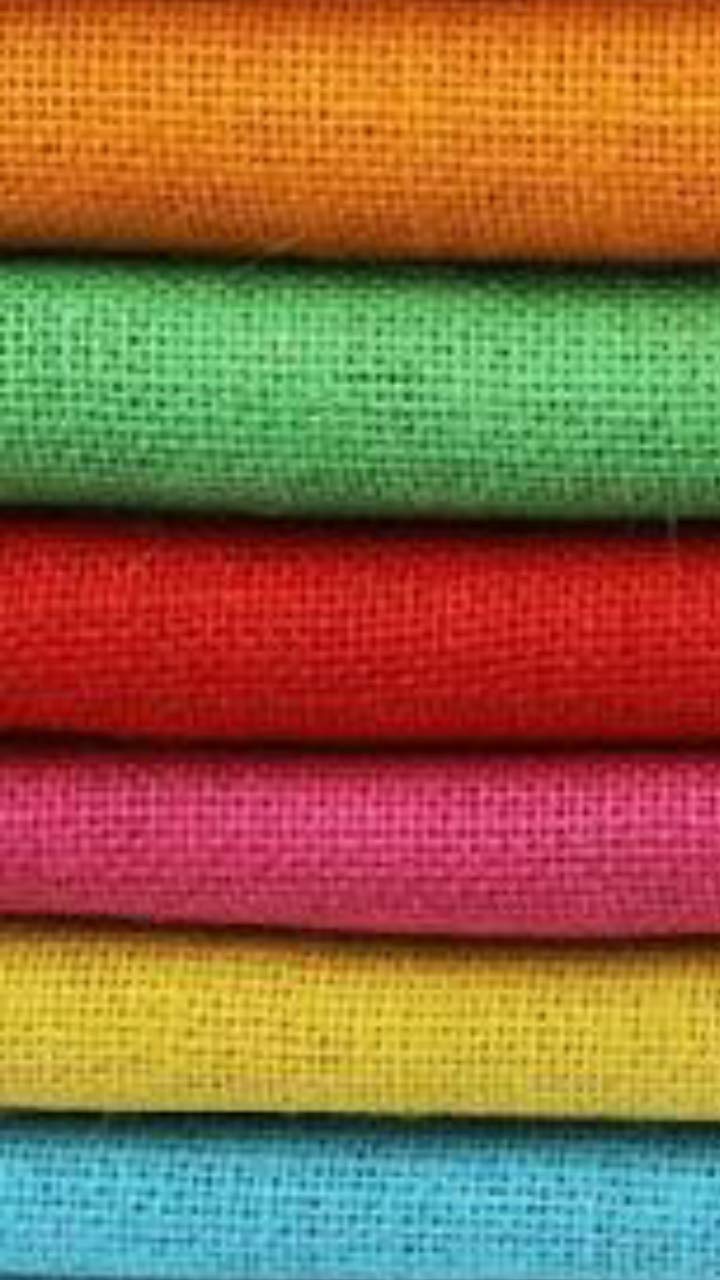 coloured jute fabric