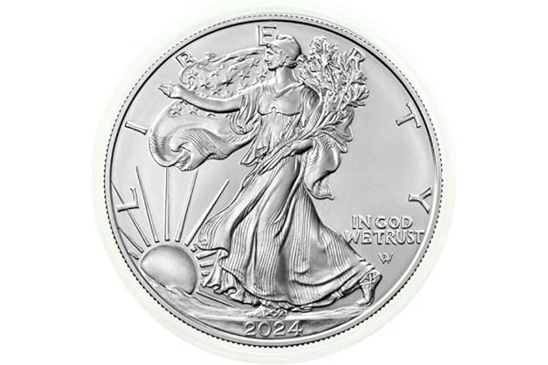 2024 American Silver Eagle .999 Fine Silver in Direct Fit Air Tite with our Certificate of Authenticity Dollar Uncirculated US Mint