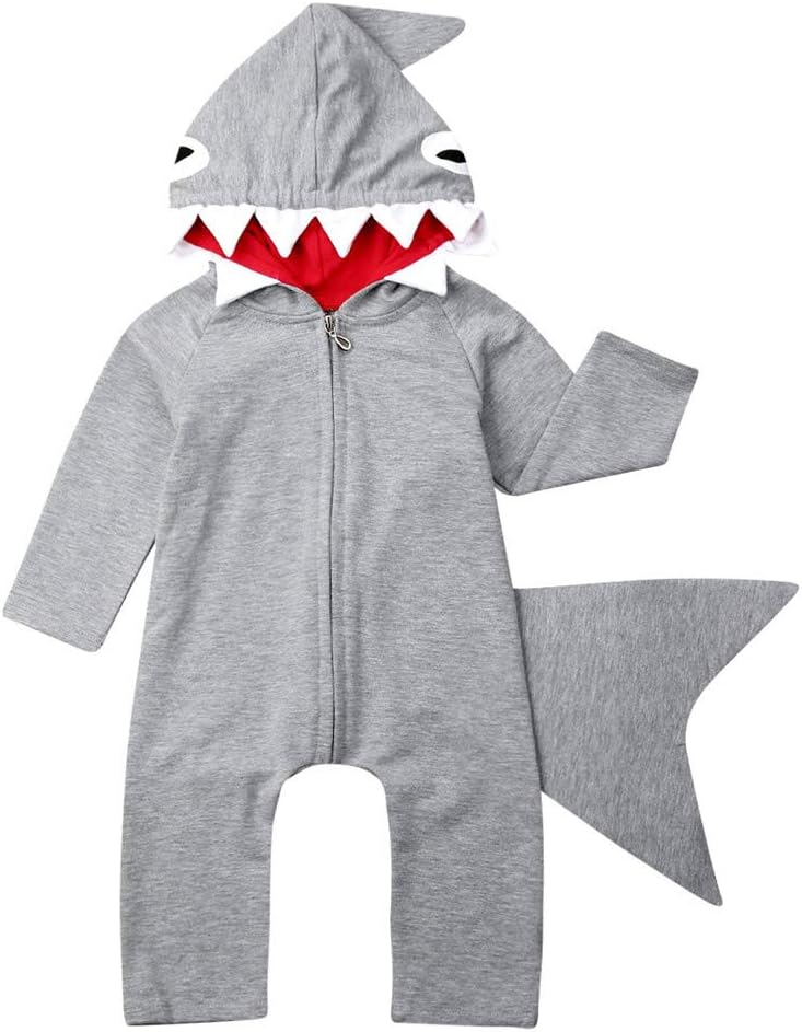 Newborn Baby Girls 3D Unicorn Angel Wings Hooded Zipper Romper Jumpsuit Outfits Clothes Halloween Autumn Winter Clothing