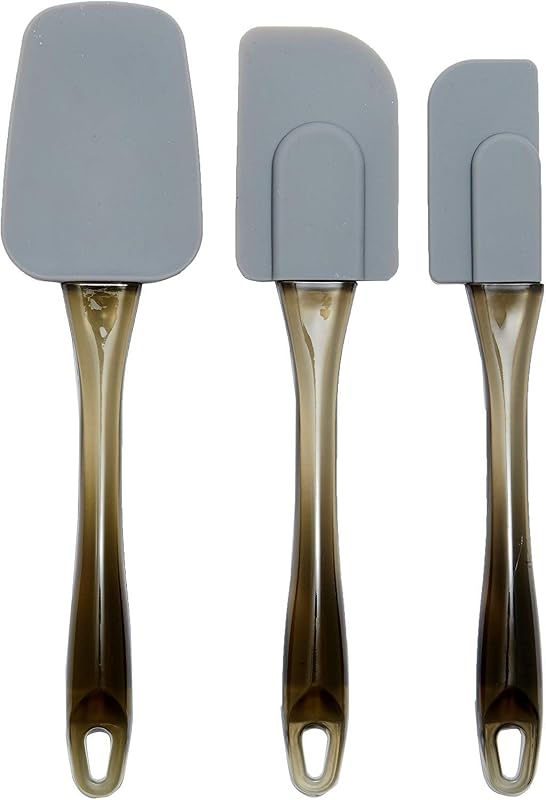 Rettangolare Spatole in silicone, set da 3 pezzi, Grigio — foto 1 di 8
