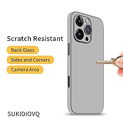 SUKIDIOVQ for 2 Pack iPhone 16 Pro Max Skin Wrap