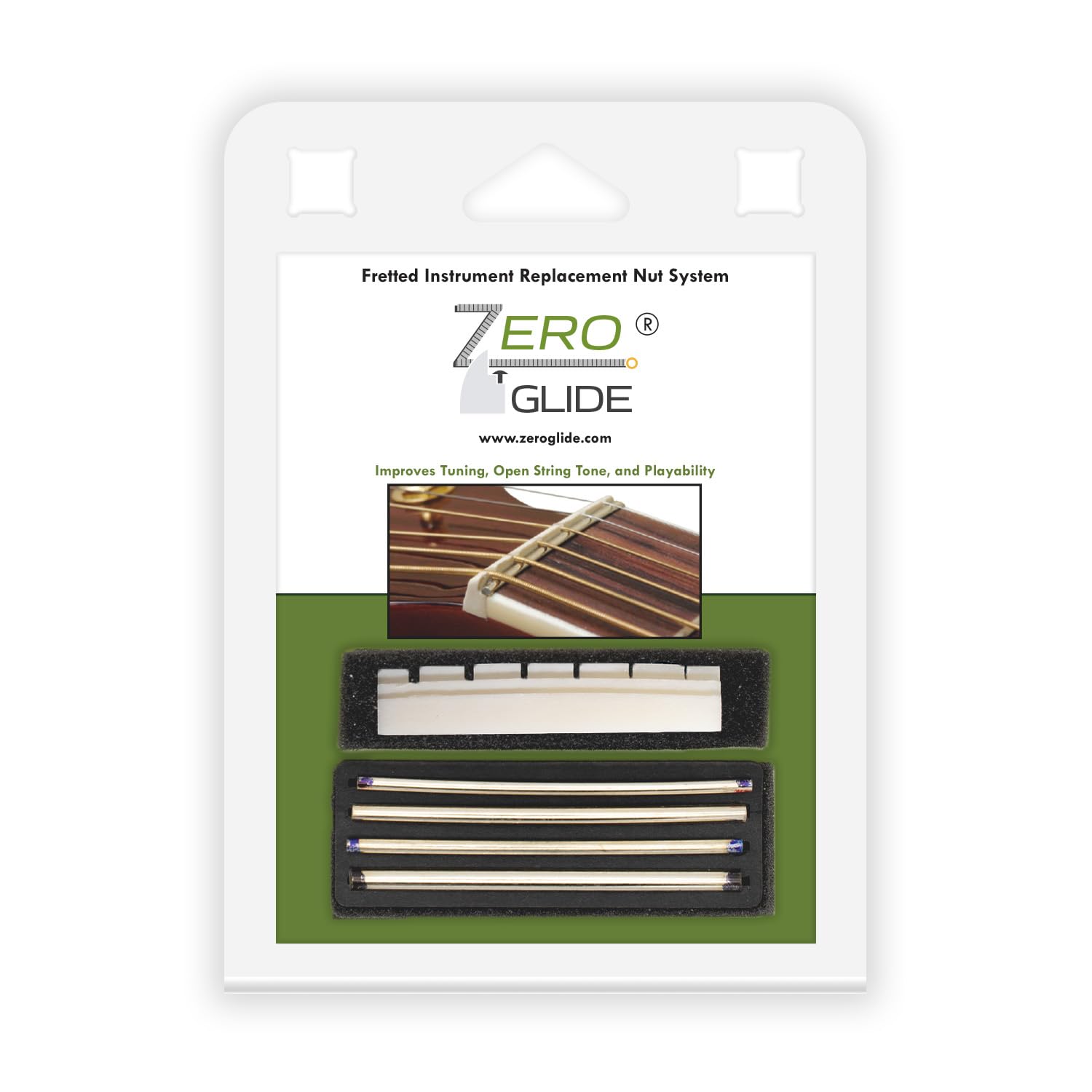Zero Glide Slotted ZS-14 Acoustic Guitar Nut System