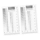 Veemoon Crack Width Comparator Gauge 2 Pack