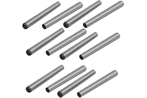 uxcell uxcellCarbon Steel GB117 30mm Length 3mm Small End Diameter Taper Pin 12pcs