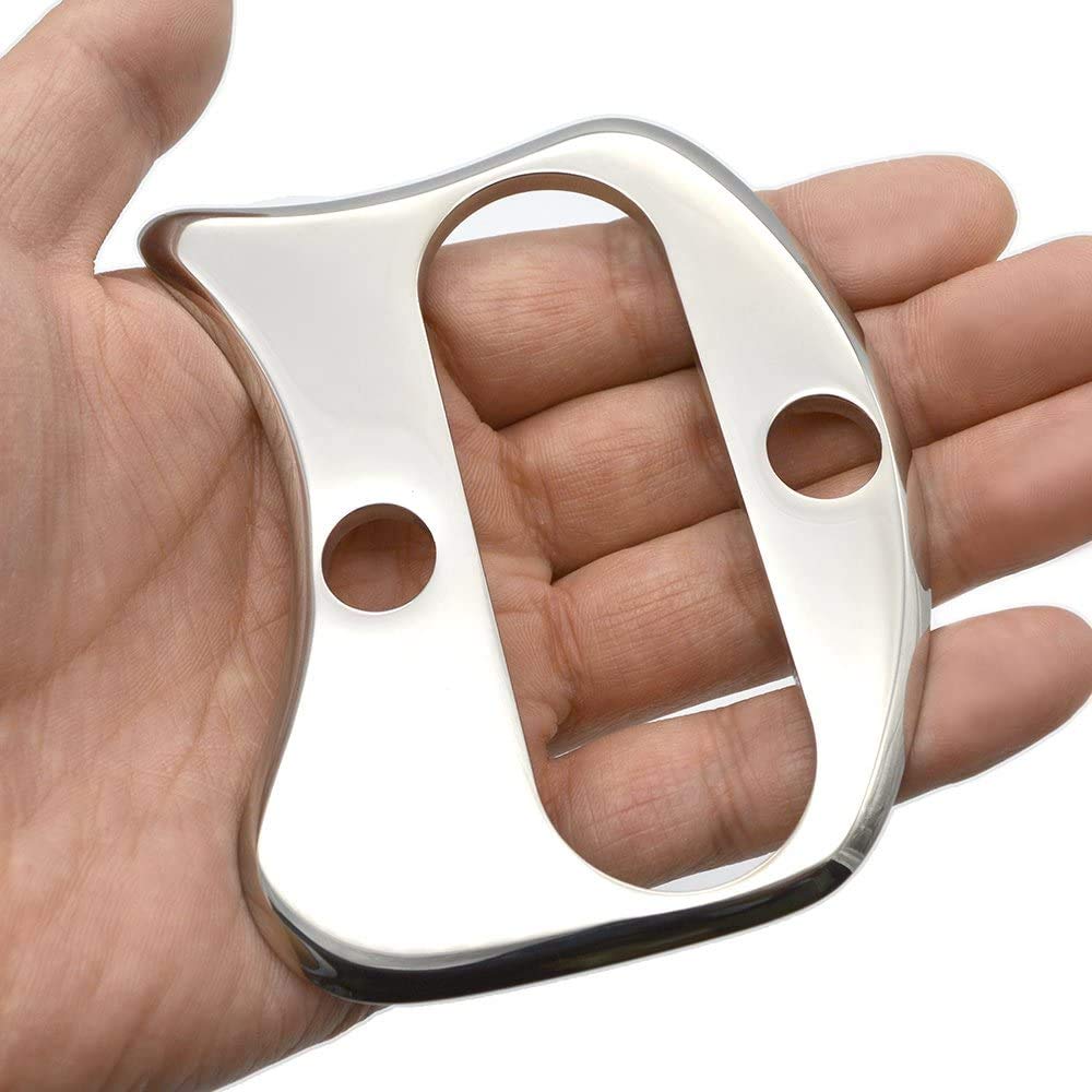 RODEREK IASTM Therapy Tool, Guasha Massage Tool Medical Grade Stainless Steel Scraping Tool for Soft Tissue Scraping Massage Tool (Small)