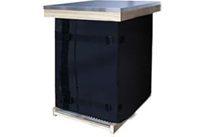 UXILPOW Winter Bee Hive Wrap for 8 and 10 Frame Beehives,Thermal Beekeeping Supplies Accessories,Adjustable Bee Hive Insulation Wrap,Windproof Waterproof Insulated Beehive Cover(76.5"×16.9")