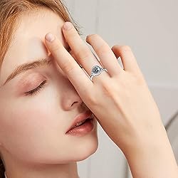 YAFEINI Moon and Star Urn Ring for Ashes Sterling