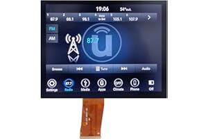 Upgraded 8.4" Uconnect 4C UAQ LCD Monitor Touch Screen Radio Navigation New OEM Replacement Screen Fit for Dodge RAM Jeep Chr