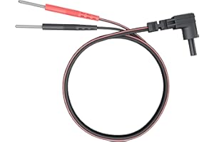 iStim 45" Lead Wires Replacement for TENS/EMS/IF Electrodes Units Pads /∅2mm pin Cable connectors (2 Pieces)