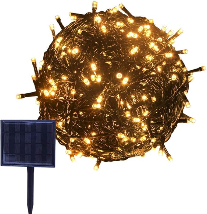 Solar String Lights 500 LED Decorative Twinkle Starry Lights Waterproof