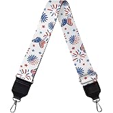 PCSJRKG Adjustable Purse Strap for Women, Crossbody Wide Handbag Strap Replacement, Sturdy Bag Strap with Silver Hardware