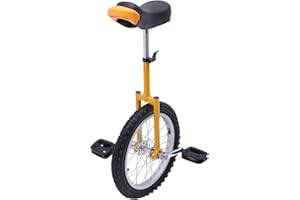 EAPMIC Wheel Unicycle,One Wheel Bike with Rim and Pedals,Modern Steel Unicycles for Unisex Age10-60,Outdoor Sports Fitness Exercise Balance Training,Load 555.1lb,Height Adjustment 36"-40"