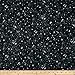 Stargazers Star Texture Black Fabric By The Yard