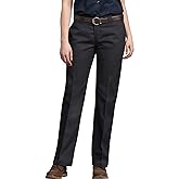 Dickies Women's Original 774 Work Pants – Low Rise Slim Fit Stretch Business Casual & Utility Pants