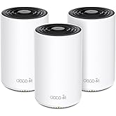 TP-Link Deco XE70 Pro AXE4900 Tri-Band WiFi 6E Mesh WiFi System - 2.5G WAN/LAN Ports, 4.9 Gbps Wi-Fi 7,200 Sq. Ft Coverage, C