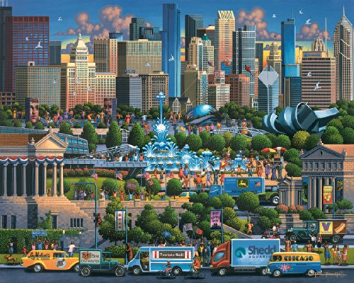 Dowdle Folk Art Chicago Puzzle