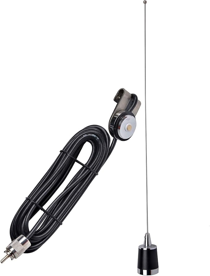 HYS Dual Band Mobile Antenna 2m/70cm VHF/UHF Ham Radio Antennas with