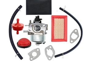HQParts Carburetor Carb & Air Filter For A201658 Powermate PFTT142 PFTT140BE PFTT150B PWFT14022 PFTT140 PFTT1401 Tiller Power