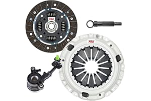 ClutchMaxPRO Performance Stage 2 Clutch Kit with Slave Cylinder Compatible with 2018-2021 Kicks 2009-2021 Versa 1.6L 2014-2019 Versa Note 1.6 V4 HR16DE (CP06089HDWS-ST2)