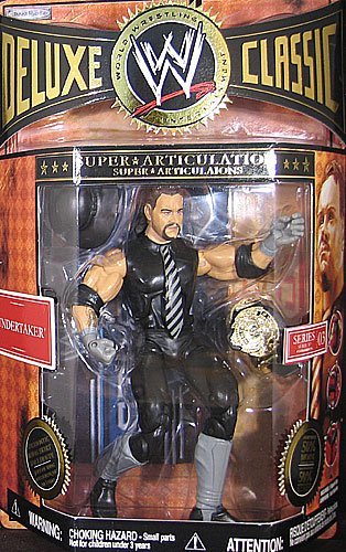UNDERTAKER - CLASSIC SUPERSTARS DELUXE 3 WWE TOY WRESTLING ACTION FIGURE