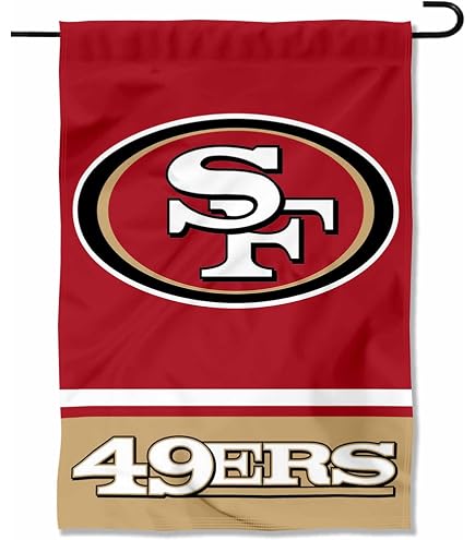 Fan Essentials 12 in. x 18 in. San Francisco 49ers Garden Flag