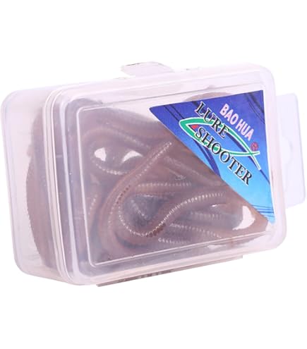 Pastoralist Vers De Terre En Silicone – Lot De Leurres Souples Réalistes, Nage Naturelle, Adapté à La Pêche En Eau Douce Et Salée