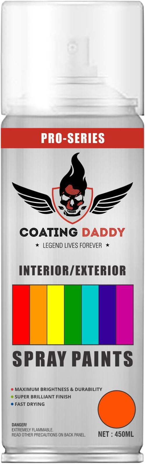 Coating Daddy Spray Paint (450 ml, Fluorescent Orange and Yellow)
